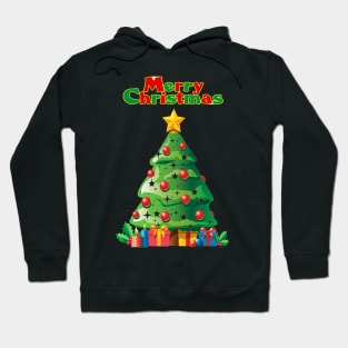 Merry Christmas tree 1 Hoodie